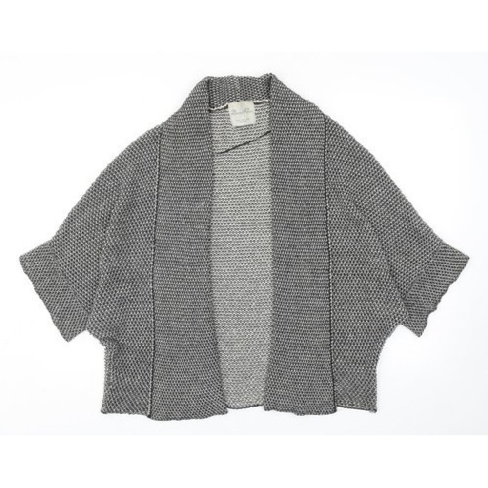 Zara Womens Black V-Neck Cotton Y2K Blend Cardigan Size M A009139